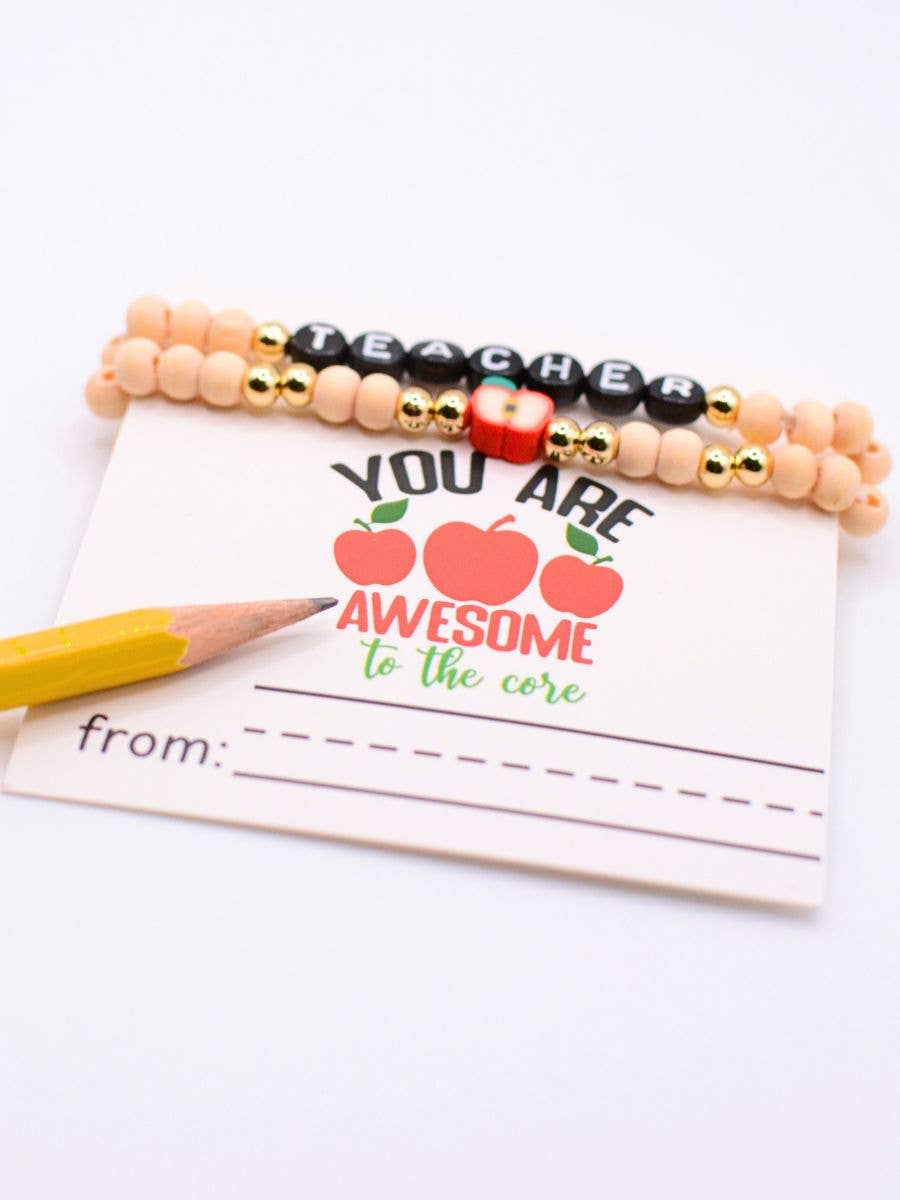 Teacher Bracelet Gift Set