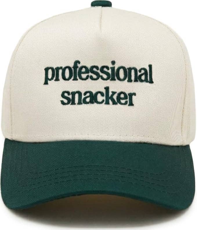 Kids Professional Snacker Hat- Green/Beige