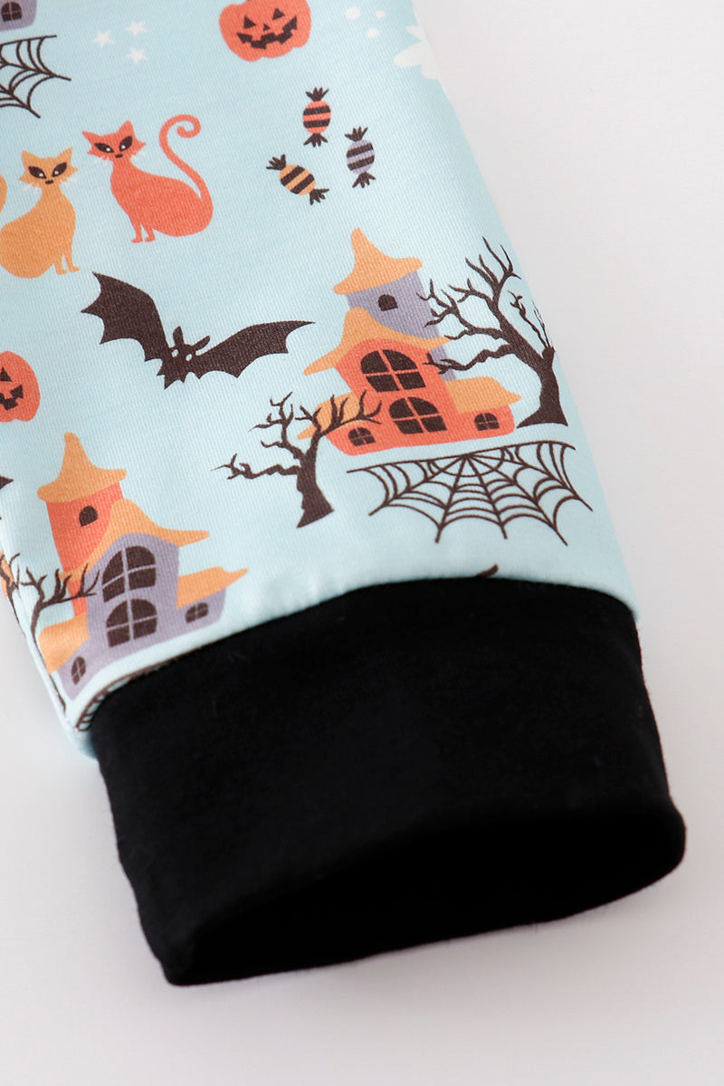 Spooky Castle Boys Halloween Pajamas