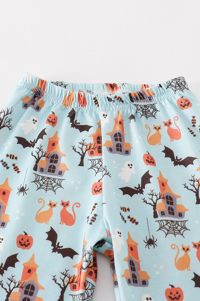 Spooky Castle Boys Halloween Pajamas