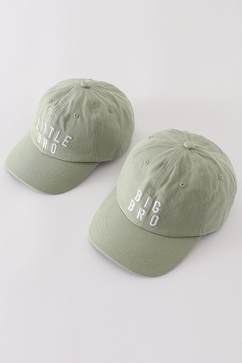 Little Bro-Big Bro Embroidered Baseball Caps
