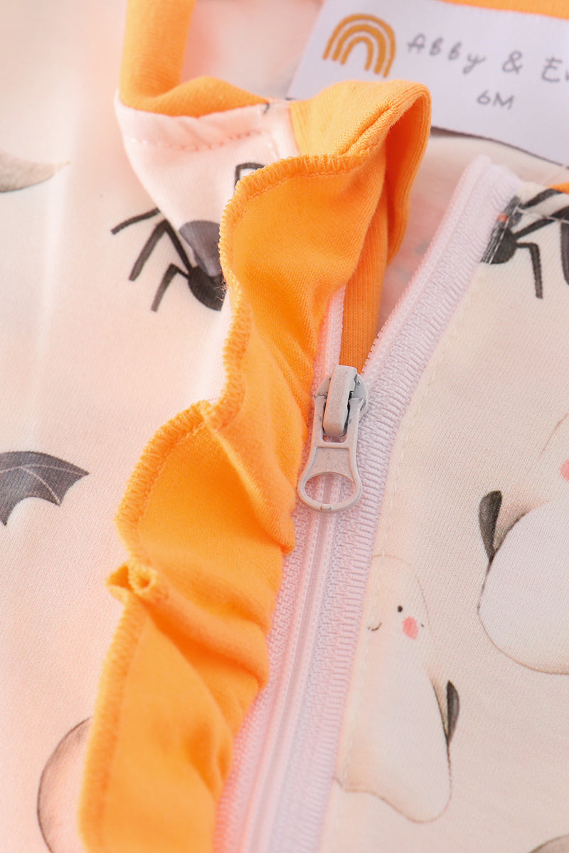 This is Halloween Baby Girl Zipper Pajamas