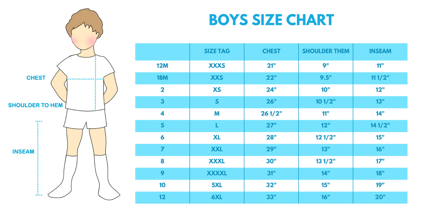 Boys Blue Embroidered Golf Short Set