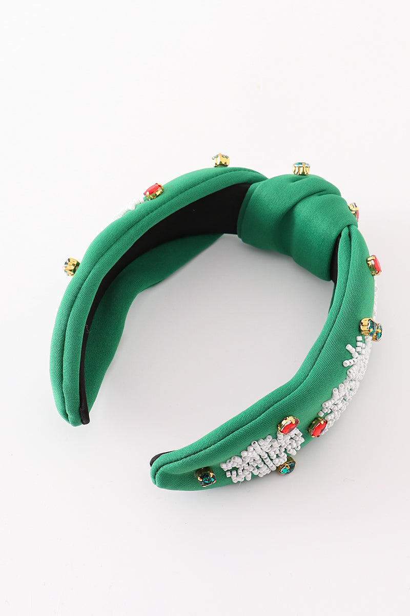 Christmas Embroidered Snowflake Headband