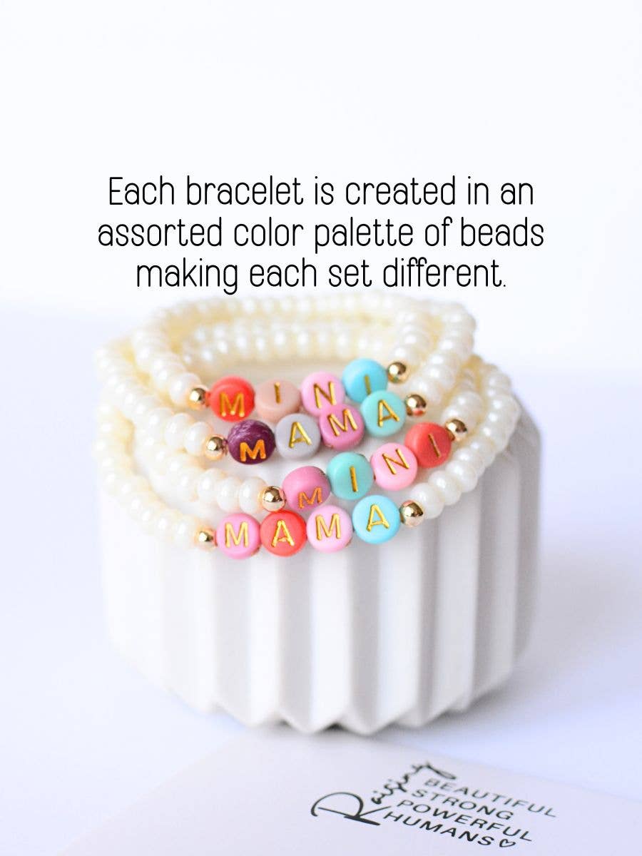 Pearl Mama+Mini Bracelet Set