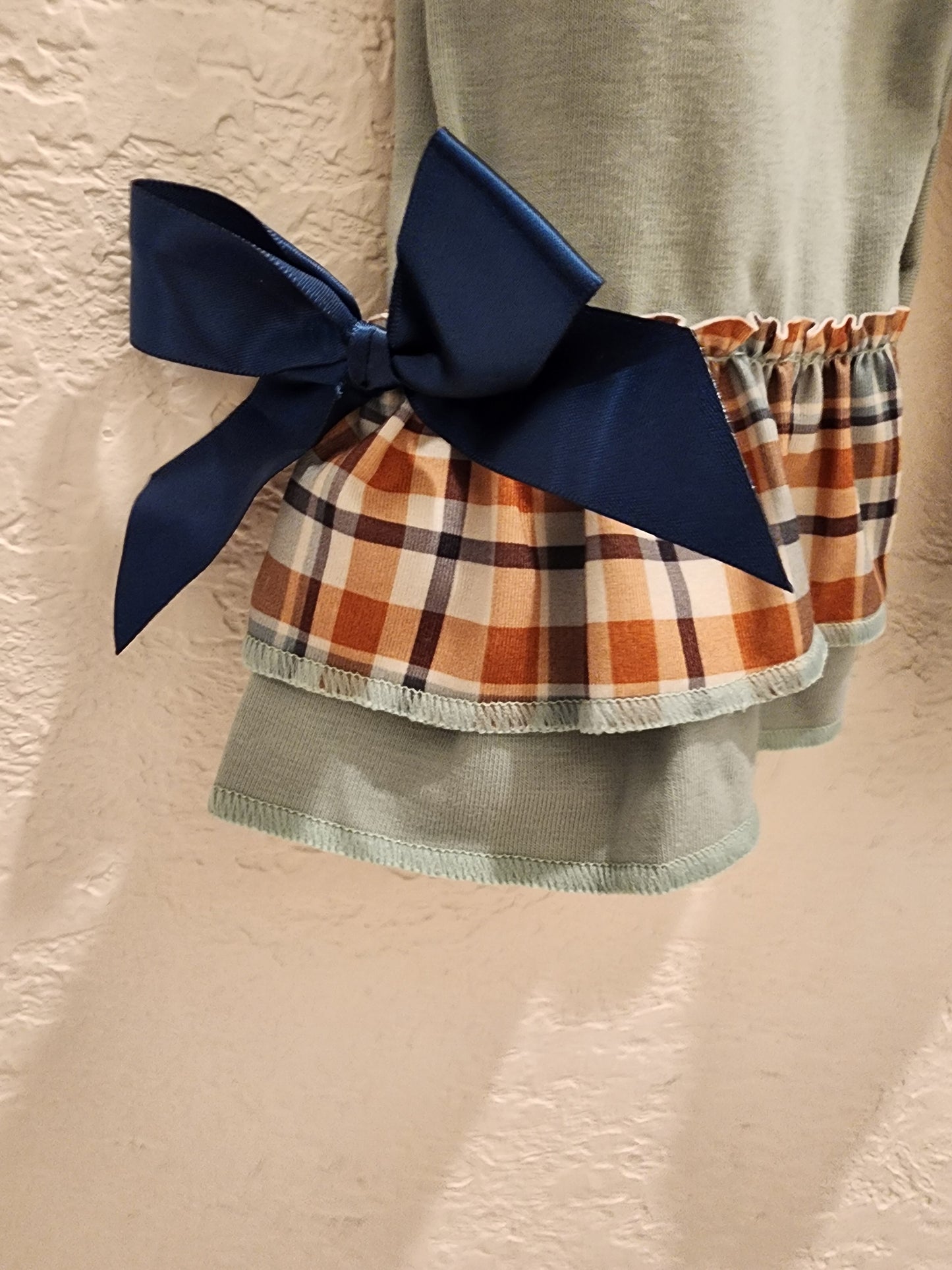 Duck Applique Girls Baby Outfit