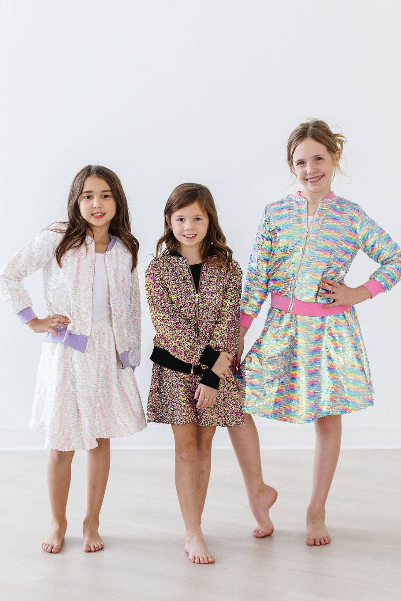 Unicorn Flip Sequin Girls Jacket