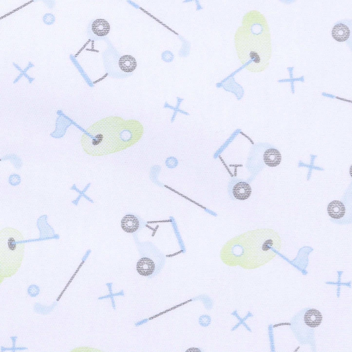 Tiny Tee Time Boys Embroidered Diaper Cover Set