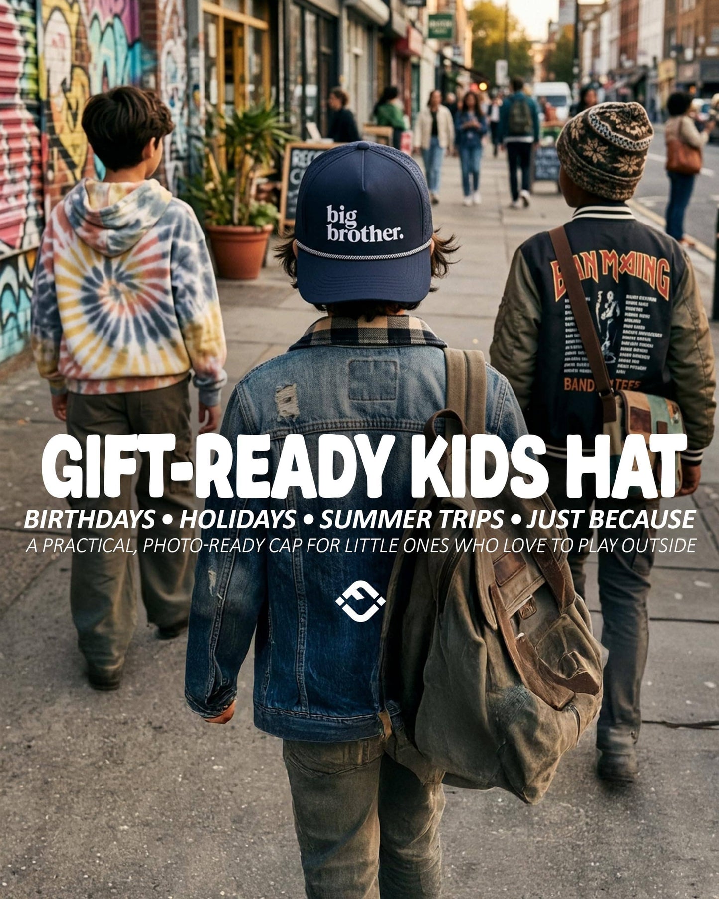 Big Brother White & Navy Hat
