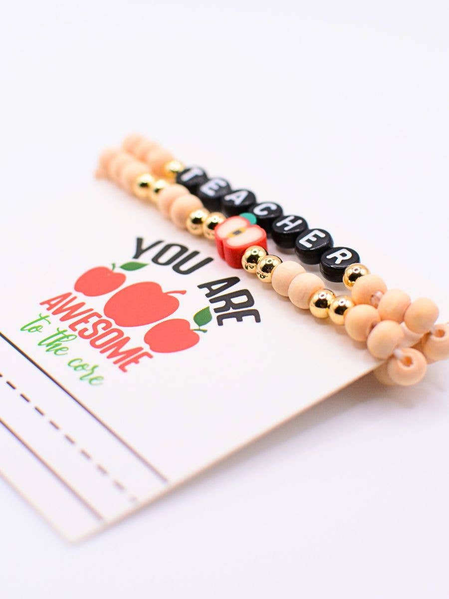 Teacher Bracelet Gift Set