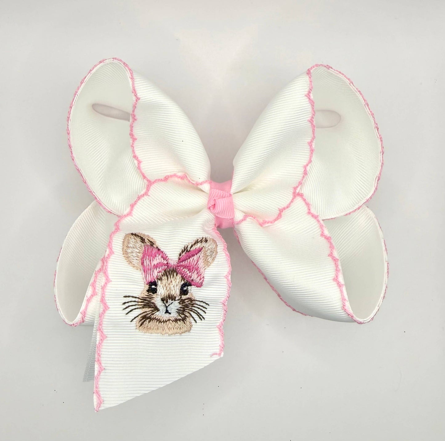 Cottontail Bunny Moonstitch Hairbow