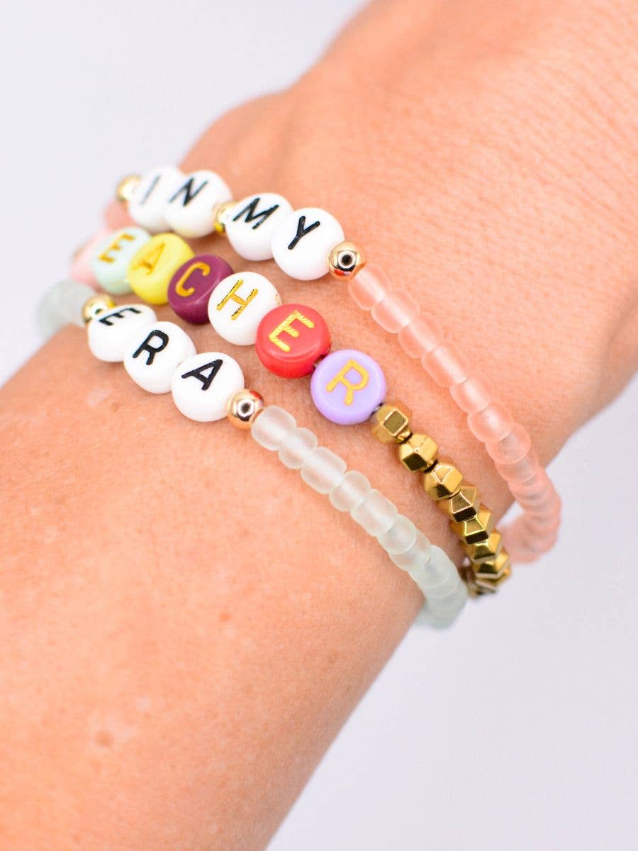 In My Teacher Era Bracelet Set