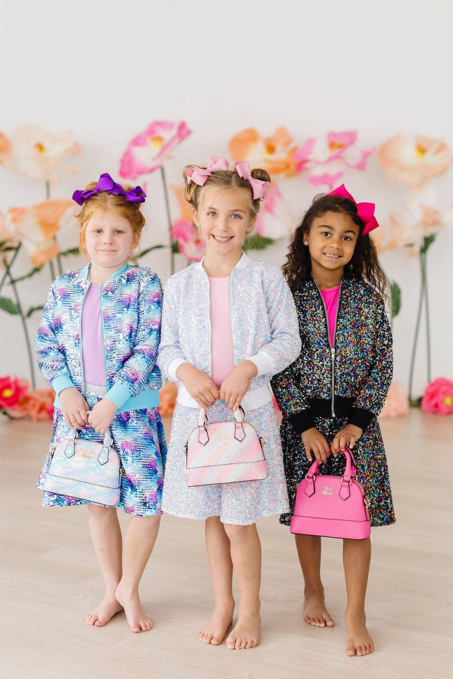 Girls Cotton Candy Sequin Jacket