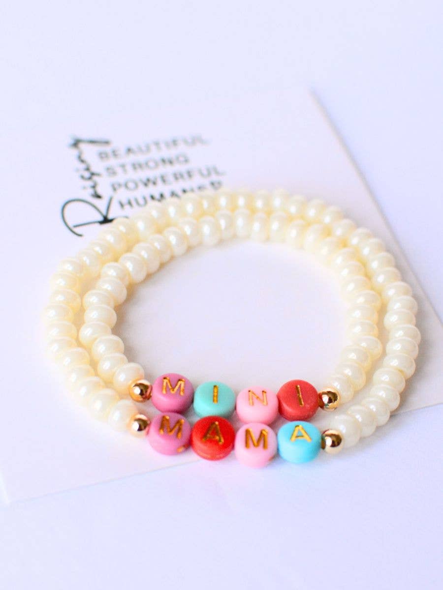 Pearl Mama+Mini Bracelet Set