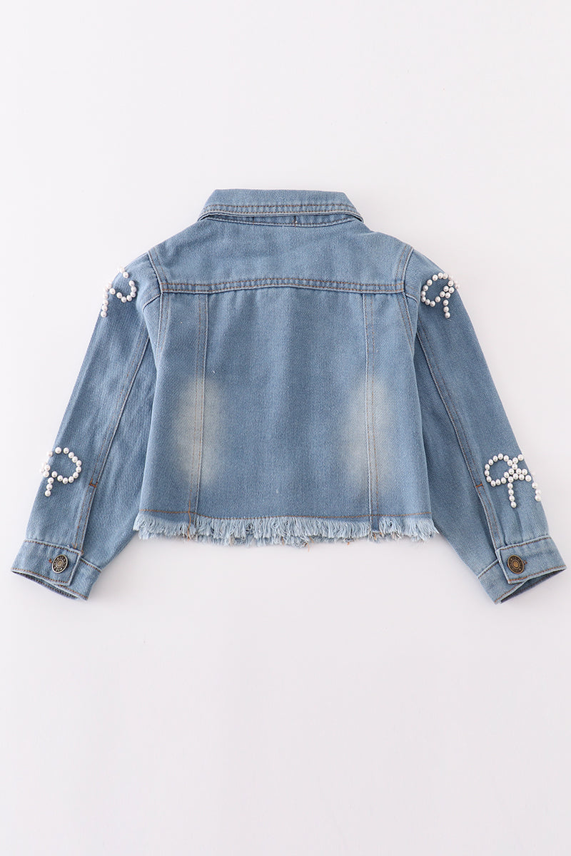 Denim & Pearls Girls Jacket