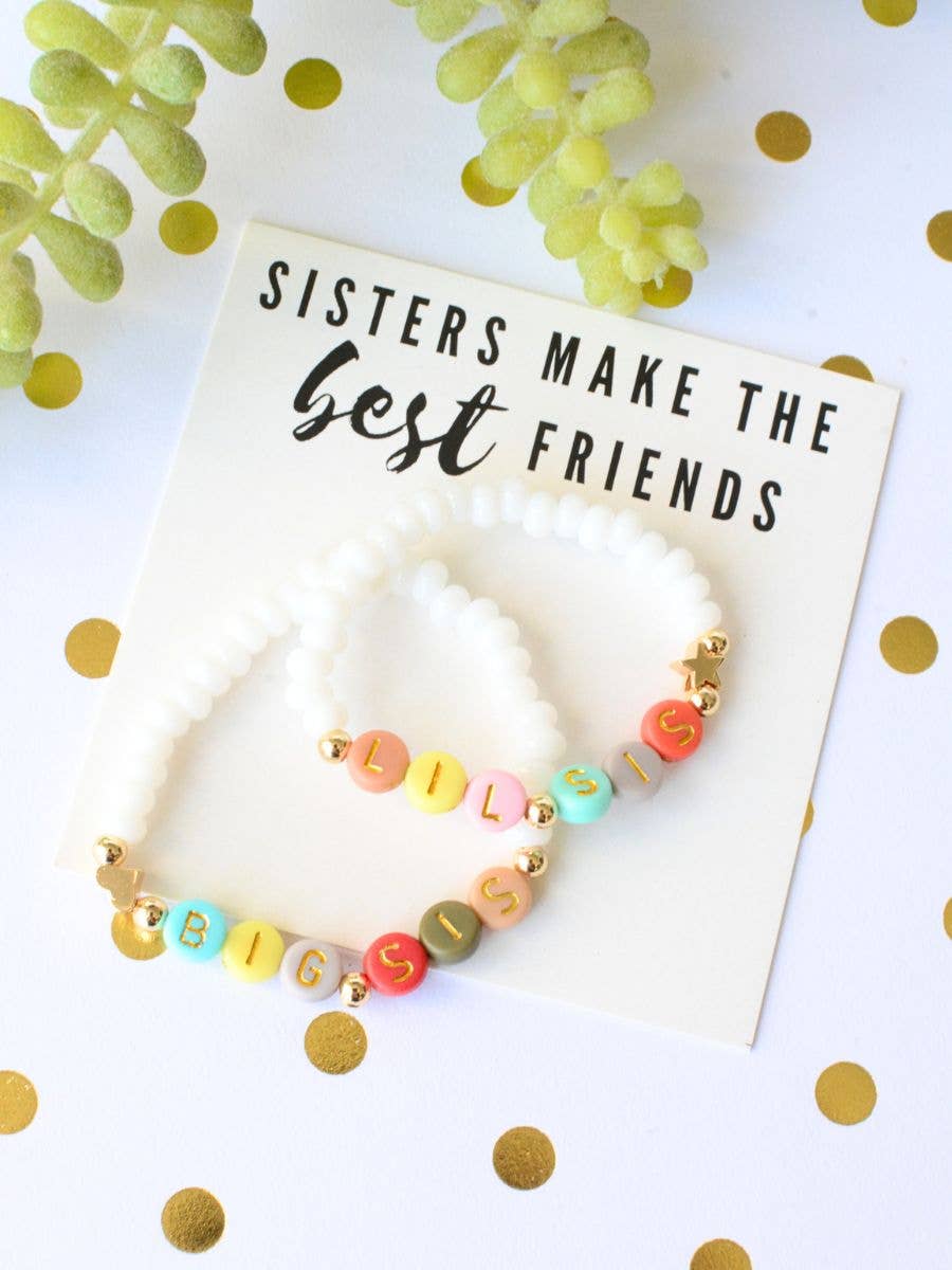 Big sis Lil sis best friends bracelet