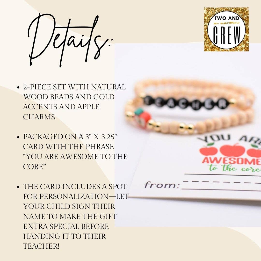 Teacher Bracelet Gift Set