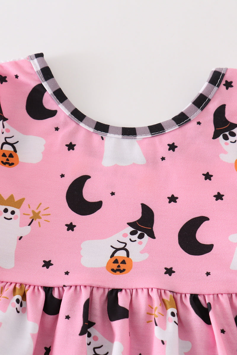Crowned Ghost Girls Romper