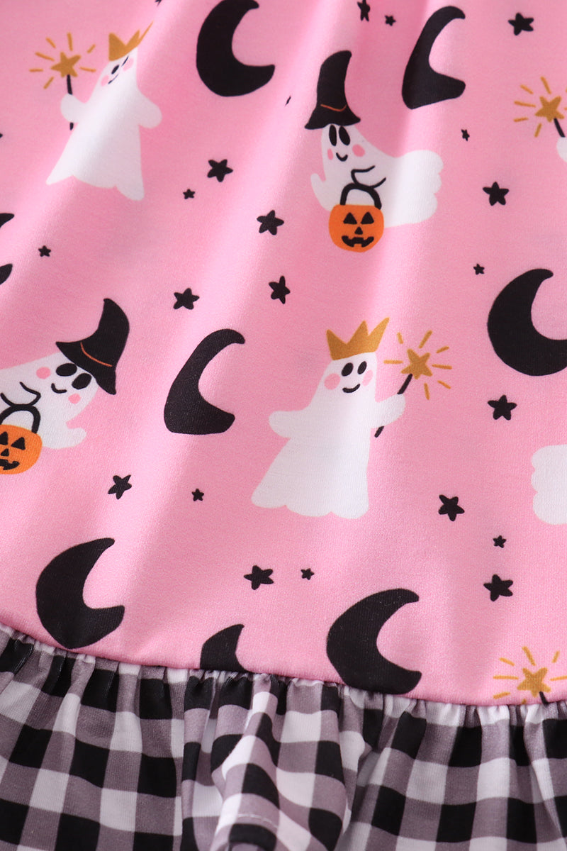 Crowned Ghost Long-sleeved Dress