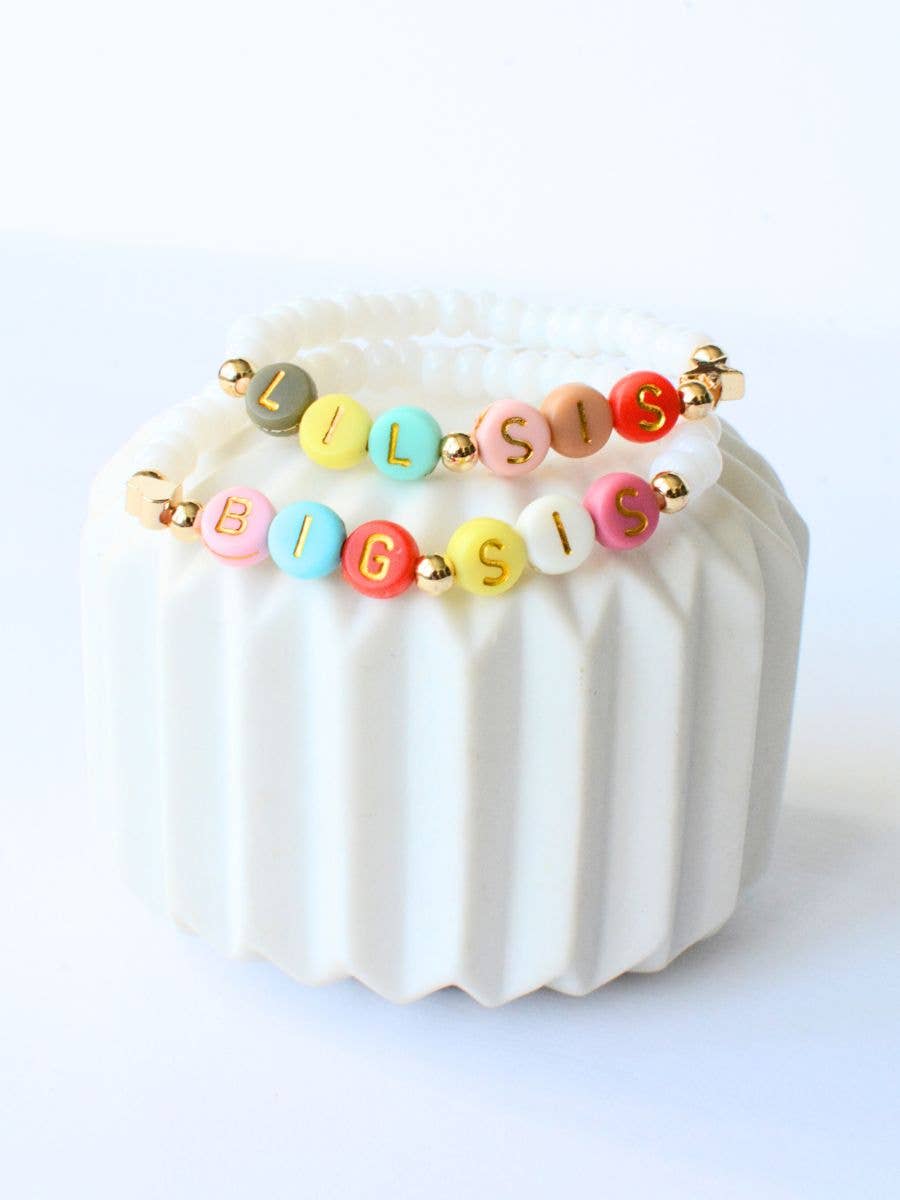 Big sis Lil sis best friends bracelet
