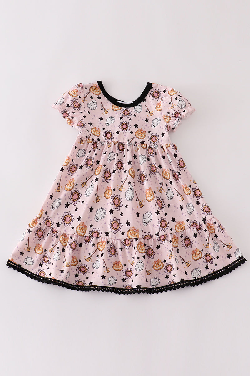 Groovy Ghost Girls Halloween Dress