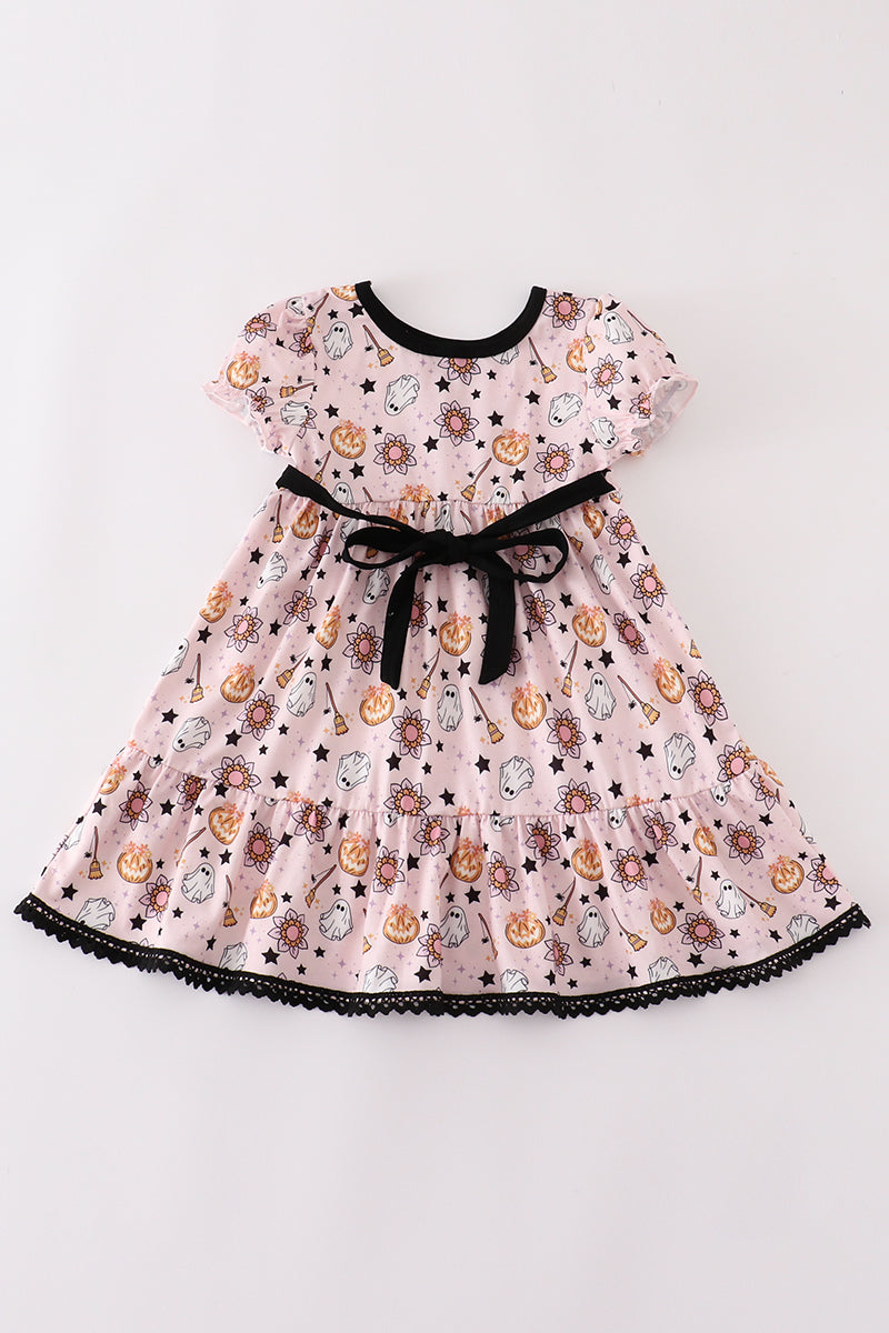 Groovy Ghost Girls Halloween Dress