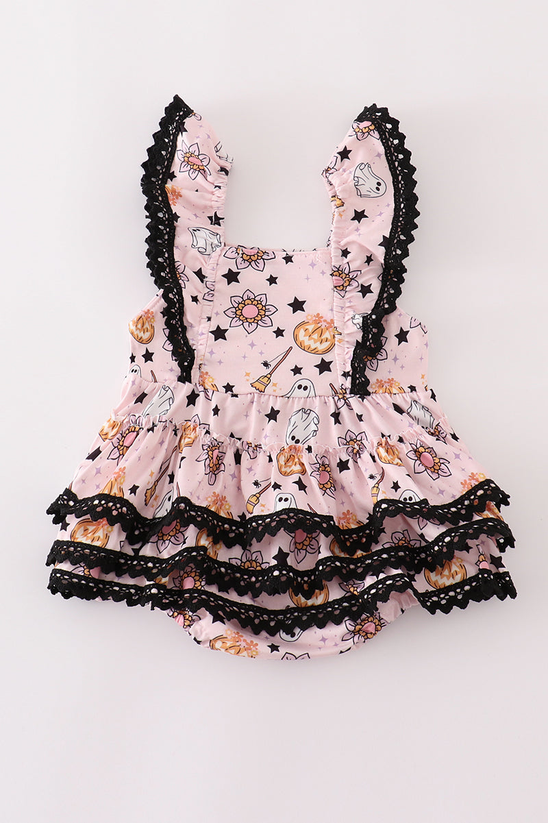 Groovy Ghost Girls Bubble Romper