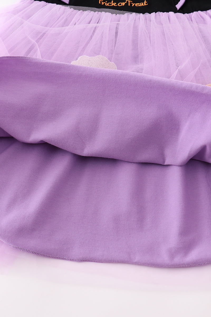 Trick or Treat Purple Tutu Dress
