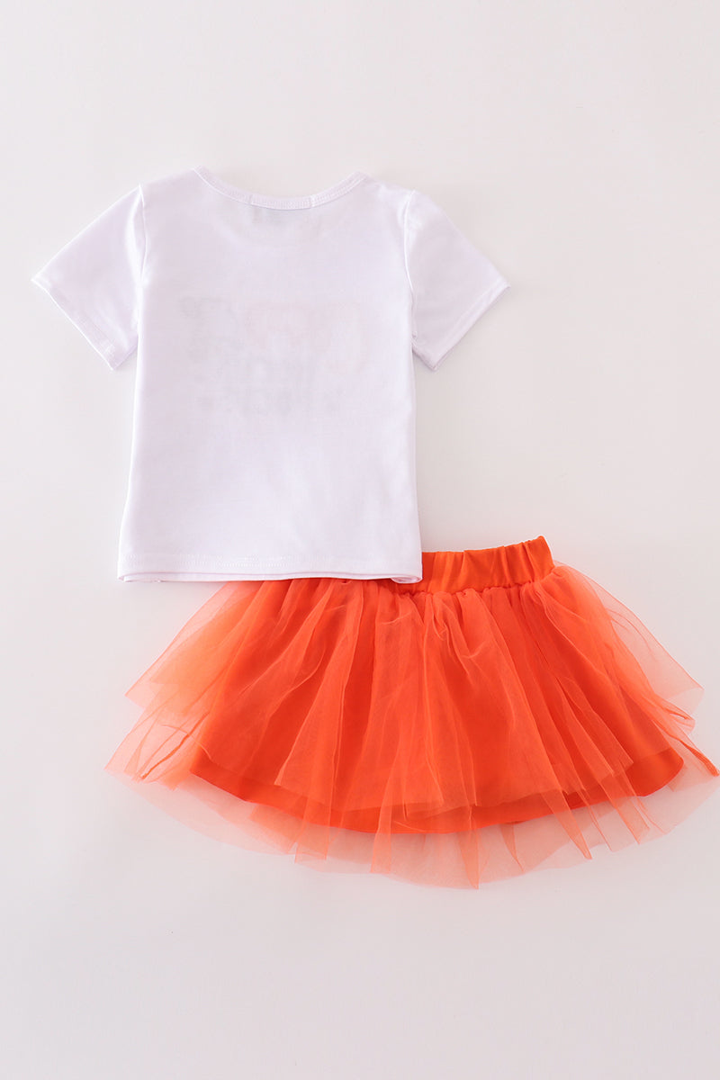 Hocus Pocus inspired Glitter top & Skort Set