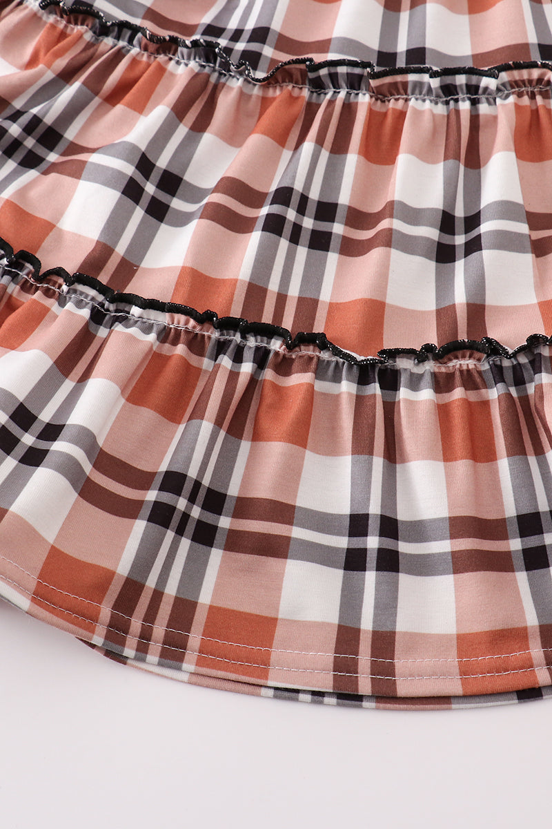The Rustic Plaid Girls Dress
