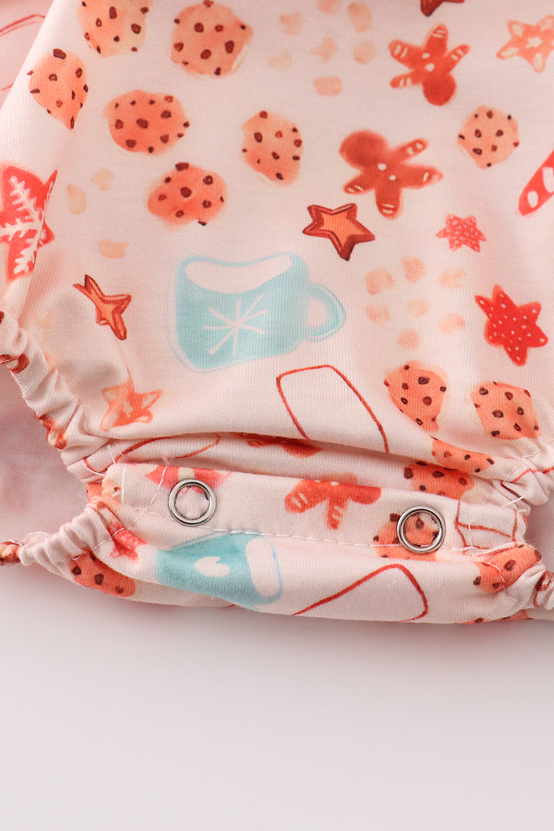 Christmas Candy Cane Bubble Romper