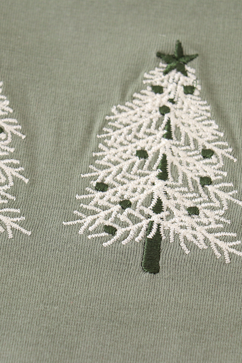 Boys Sage Green Christmas Tree Set