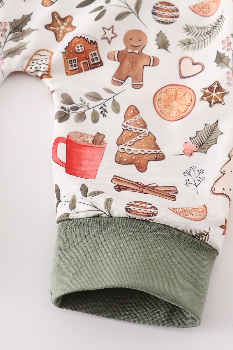 Boys Gingerbread Christmas Zippy