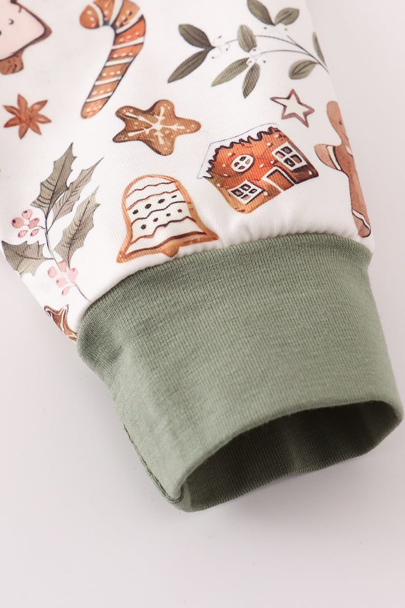 Boys Gingerbread Christmas Morning Pajama Set