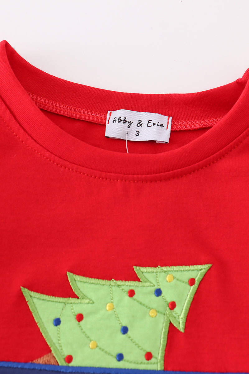 Boys Red Trolley Christmas Tree Top