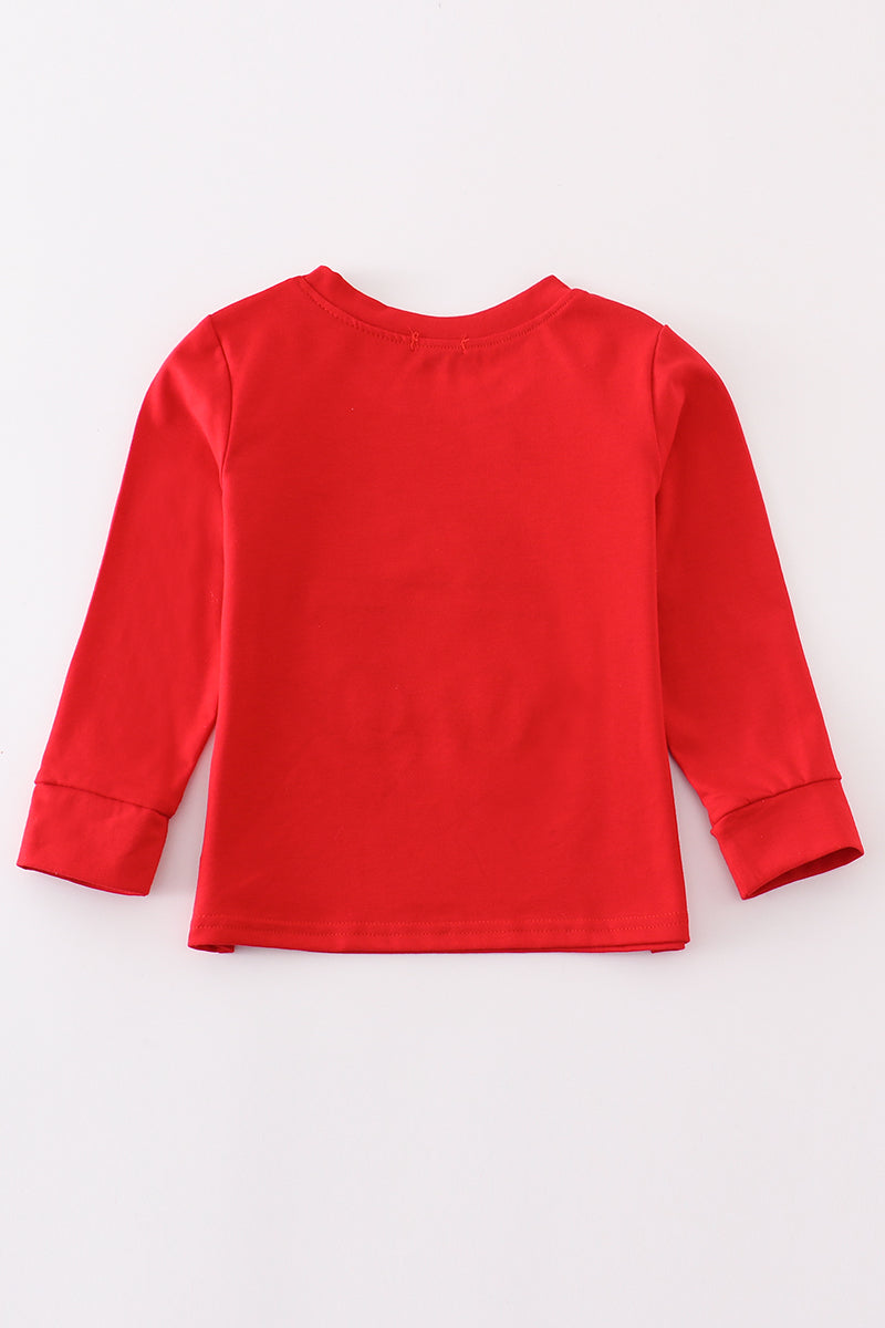 Boys Red Trolley Christmas Tree Top