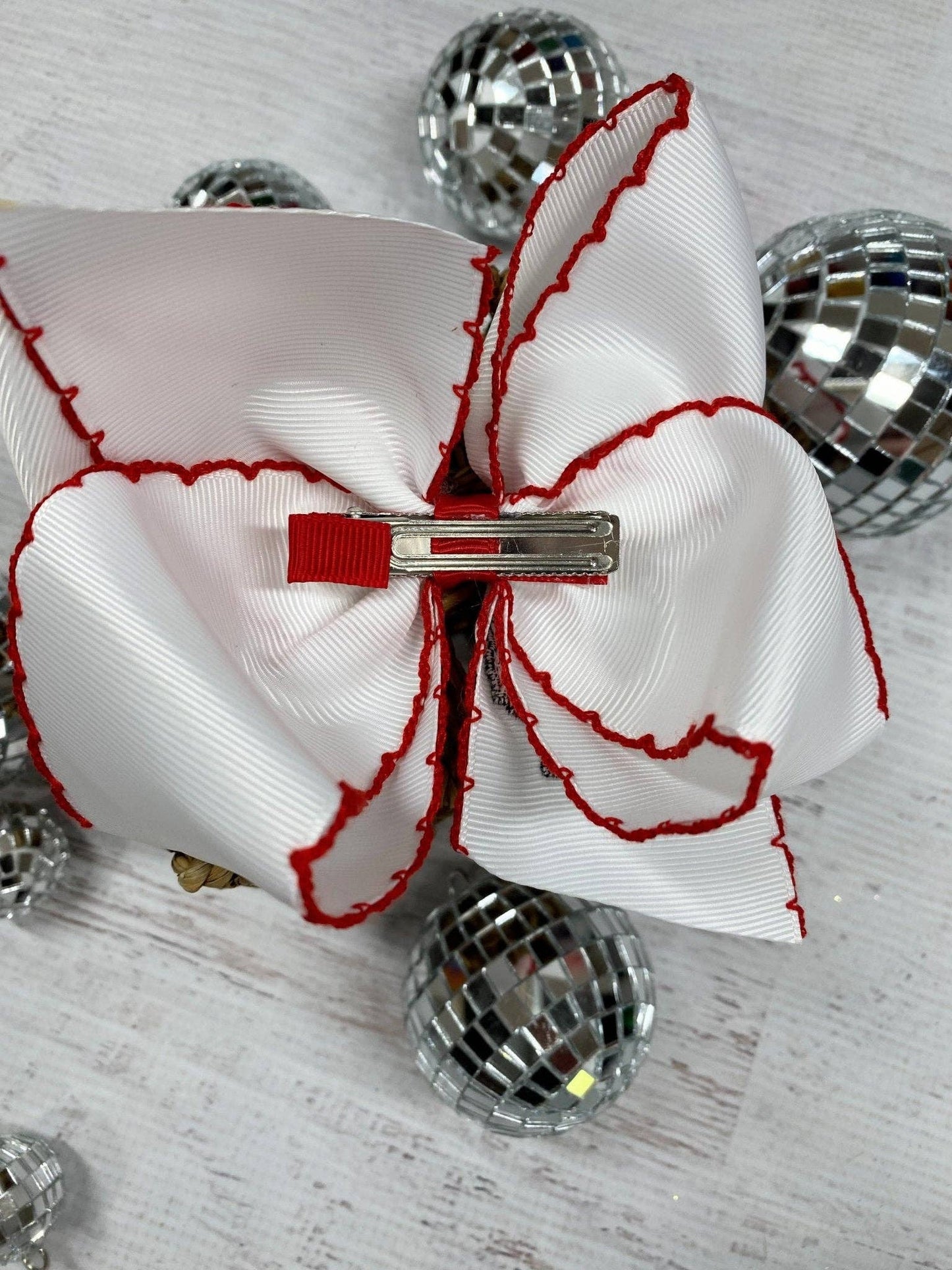 Texas State Moonstitch Hair Bow
