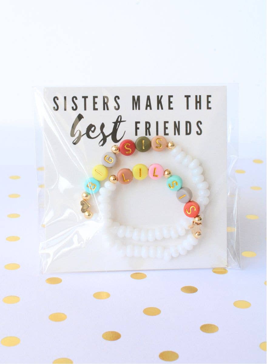Big sis Lil sis best friends bracelet