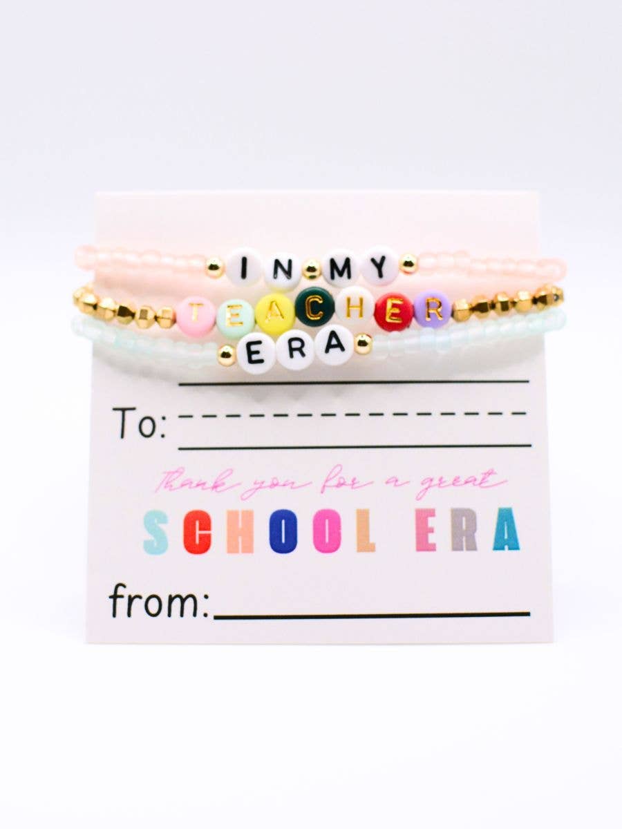 In My Teacher Era Bracelet Set