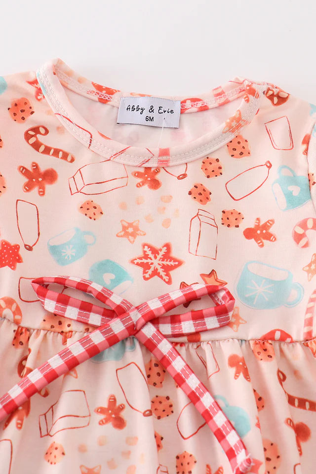 Christmas Candy Cane Bubble Romper