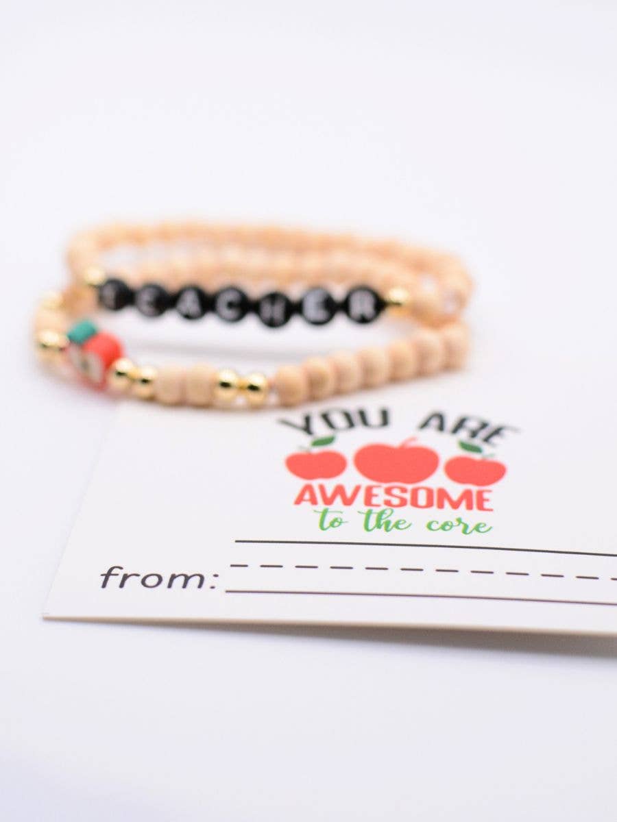 Teacher Bracelet Gift Set