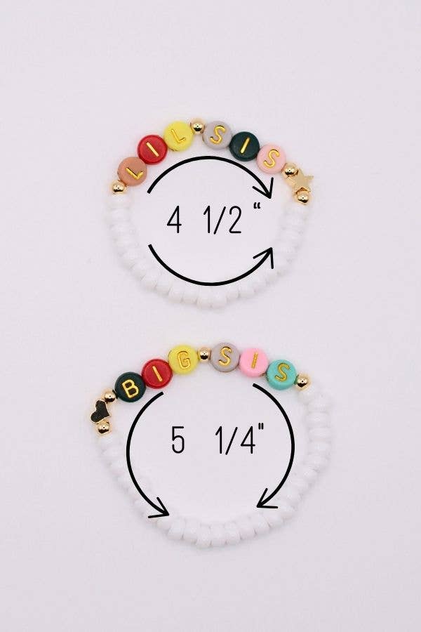Big sis Lil sis best friends bracelet