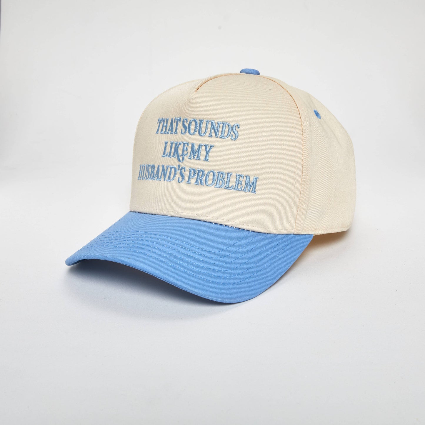 Sounds Like My Husband's Problem Denim/Beige Cap