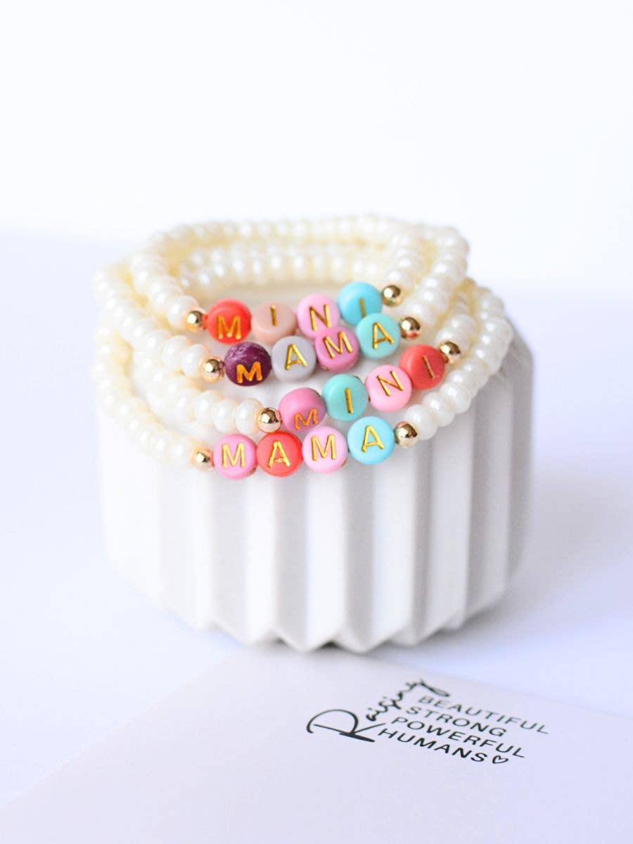 Pearl Mama+Mini Bracelet Set