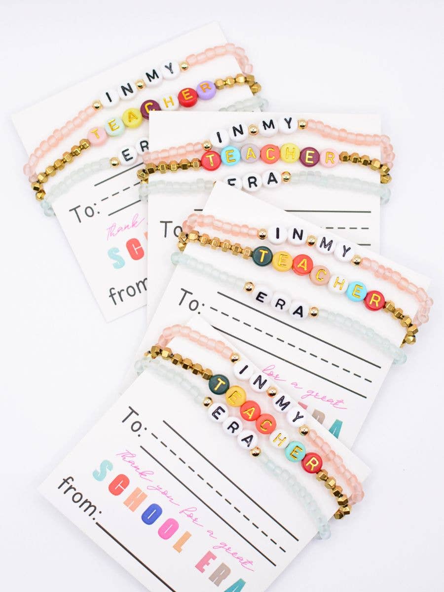 In My Teacher Era Bracelet Set