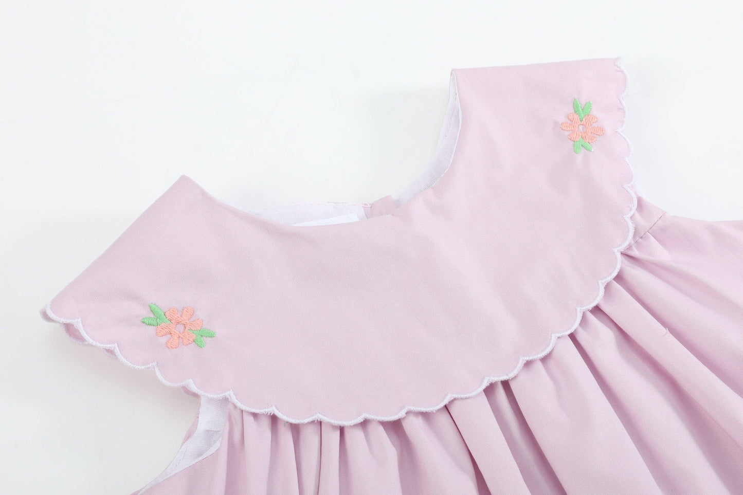 Light Purple Bunny and Flowers Girls Dress