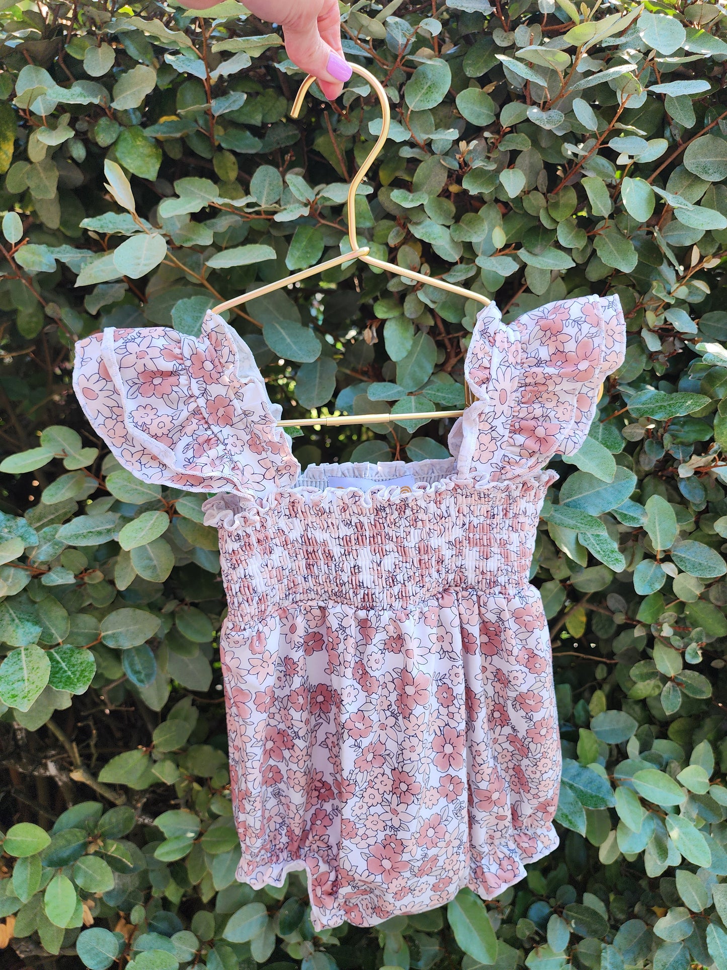 Spring Flowers Bubble Romper