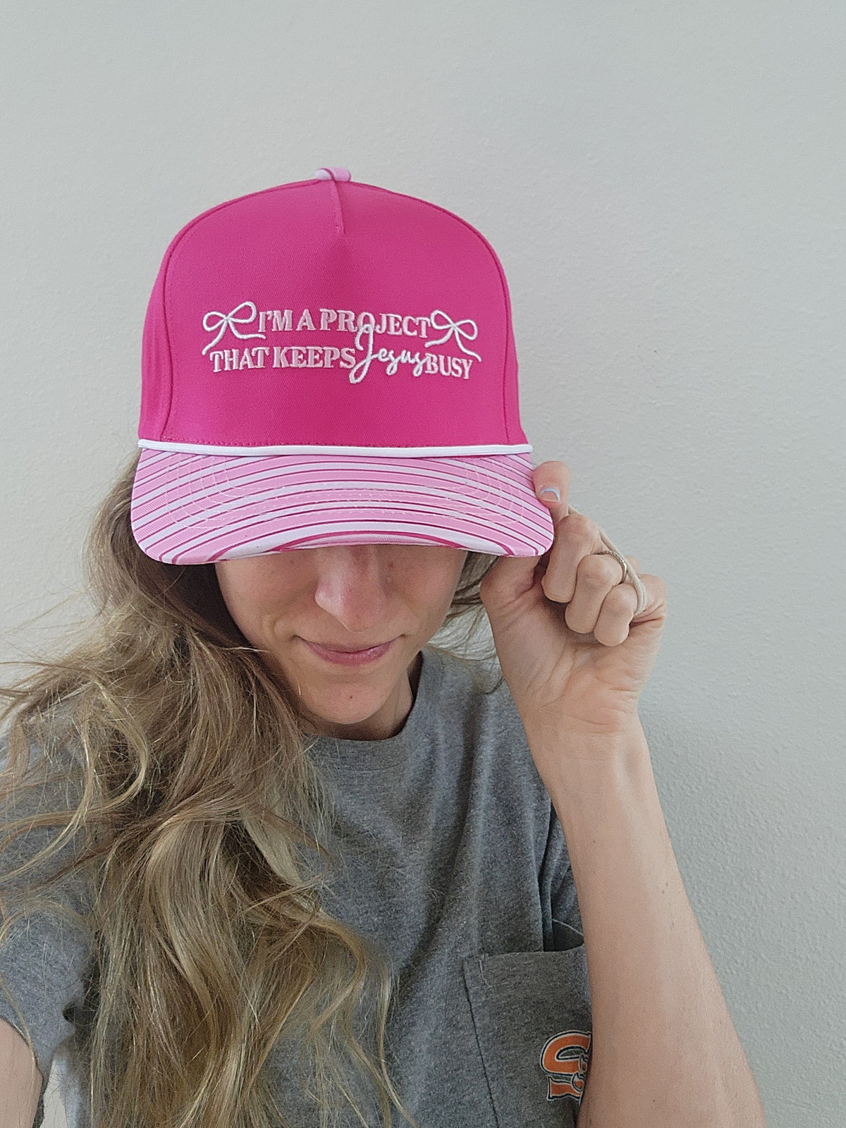 Keeping Jesus Busy Trucker Hat