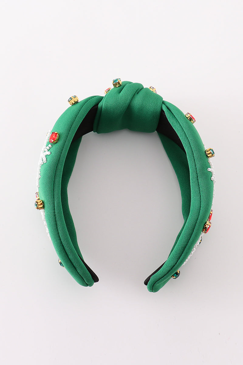 Christmas Embroidered Snowflake Headband