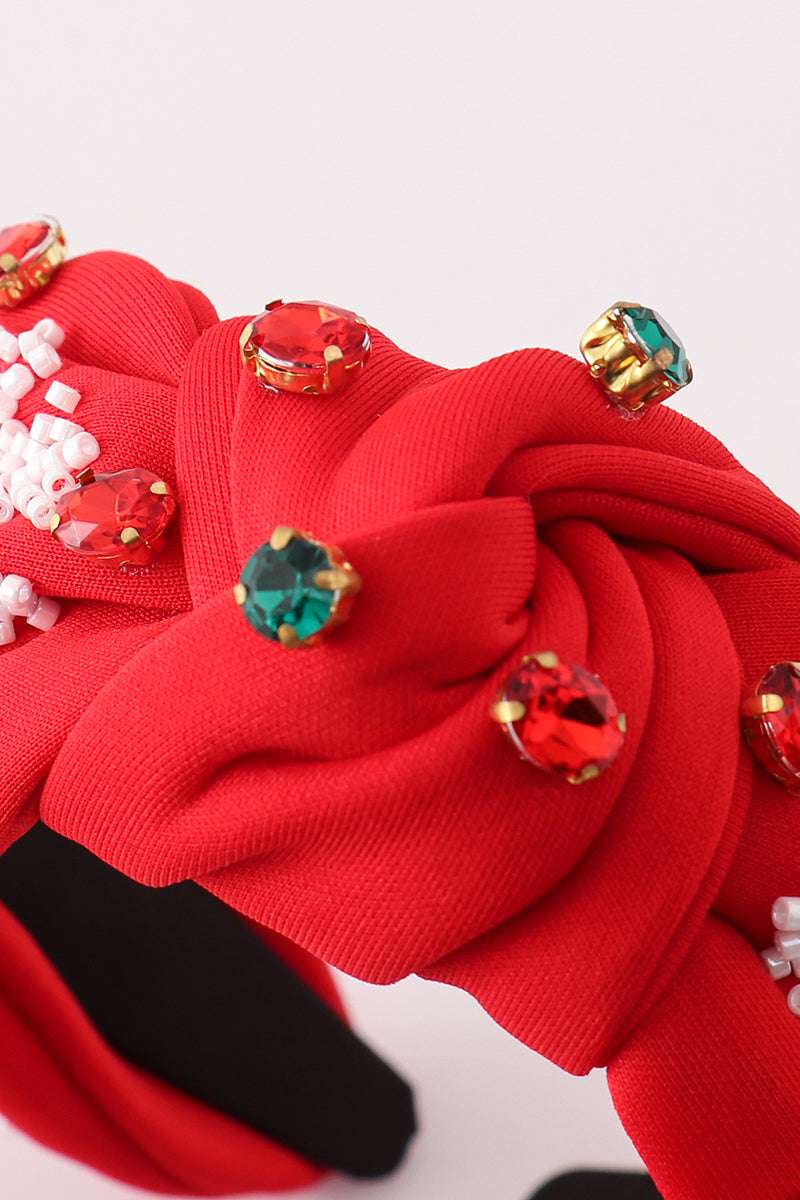 Christmas Embroidered Snowflake Headband